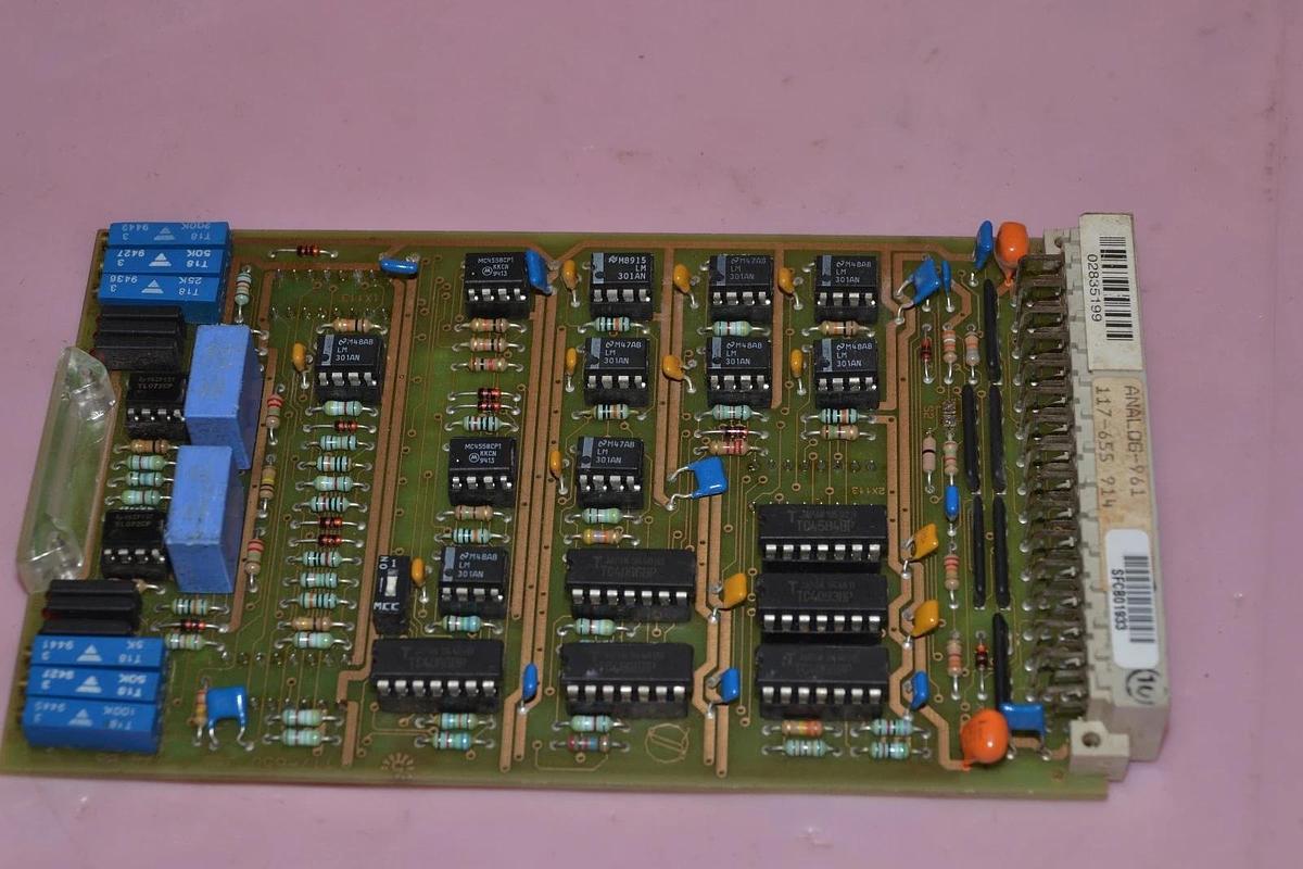 Used SCHLAFHORST ELECTRONICS 117-655 914 117655914 ANALOG BOARD