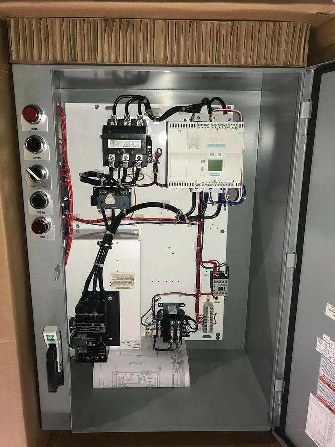 SIEMENS SoftStart Soft Starter WSACDSSRV4-50 50hp 3ph 460v 68a 74ET34EFAP (NIB)