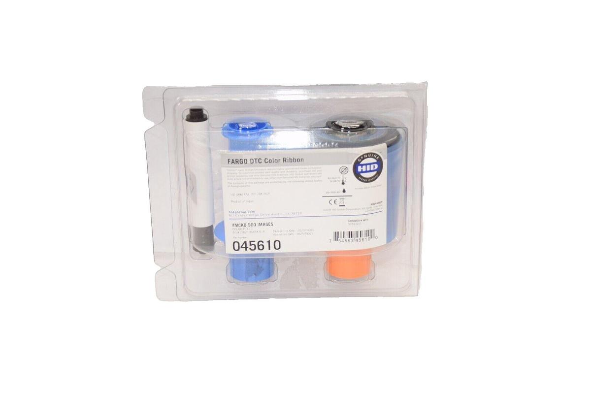 FARGO 45610 Color Ribbon - YMCKO - 500 prints - DTC1500