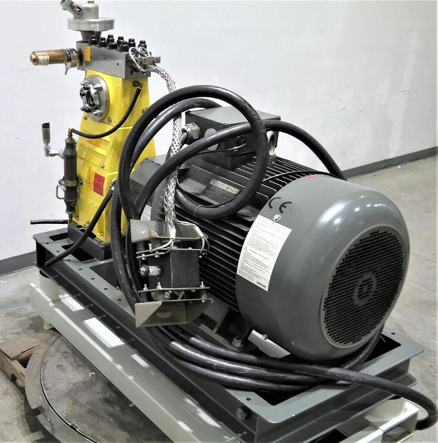 Used Hammelmann High Pressure Pump Unit 85.00072.2291 58kW Motor Hydro jet