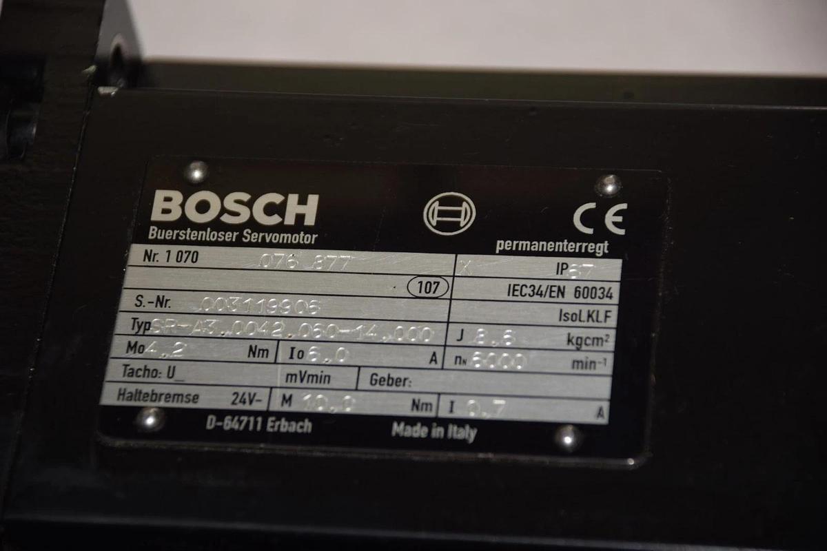 Used REXROTH Servomotor Nr. 1070076877  Typ. SR-A3.0042.060-14.000