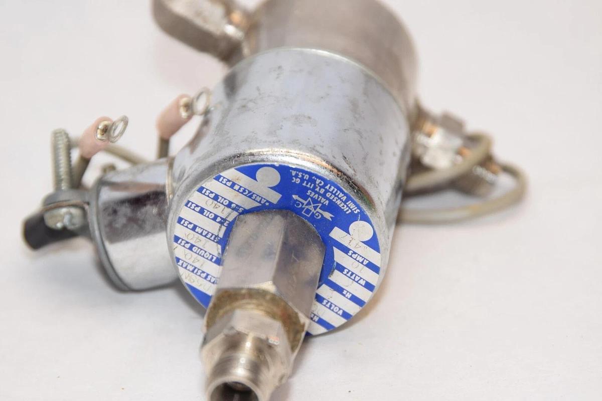 Used GC VALVES S301AH16V3BD5SN 24V 140psi Solenoid Valve