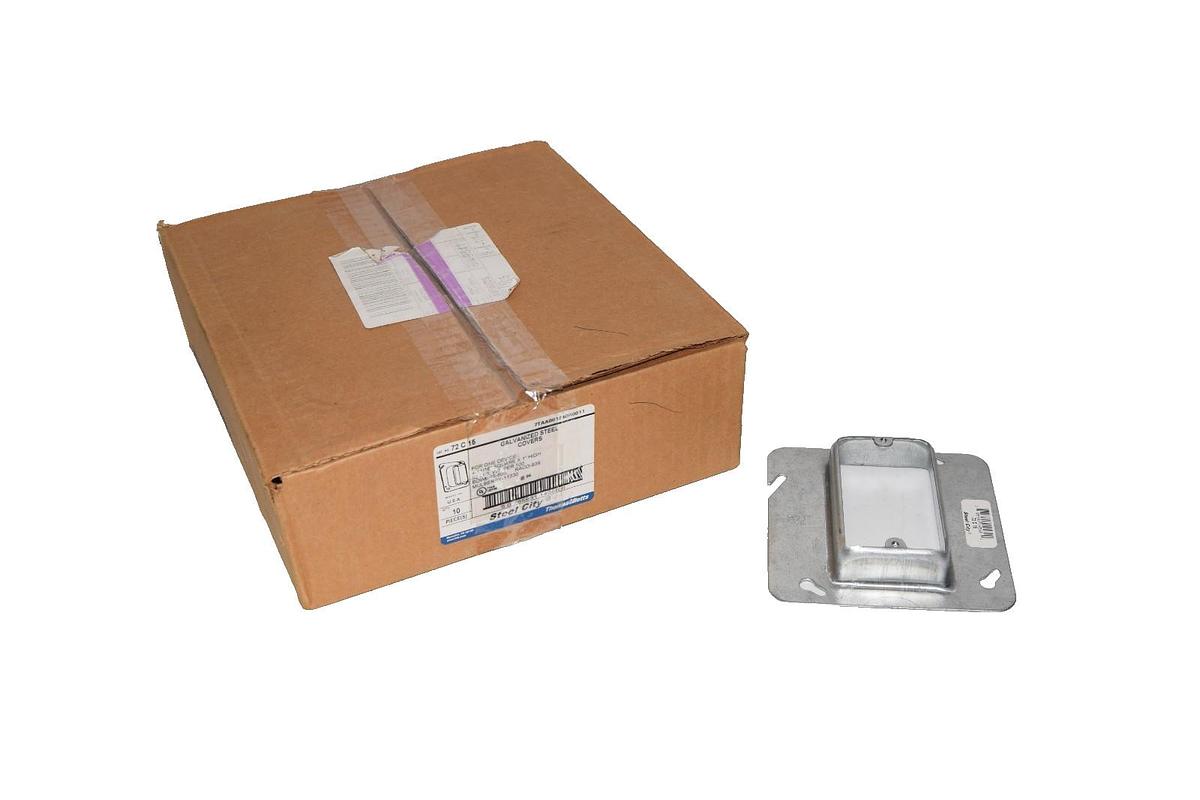 Thomas & Betts Galvanized Steel Cover 72 C 15 4-11/16" 1" High (New Box 10)