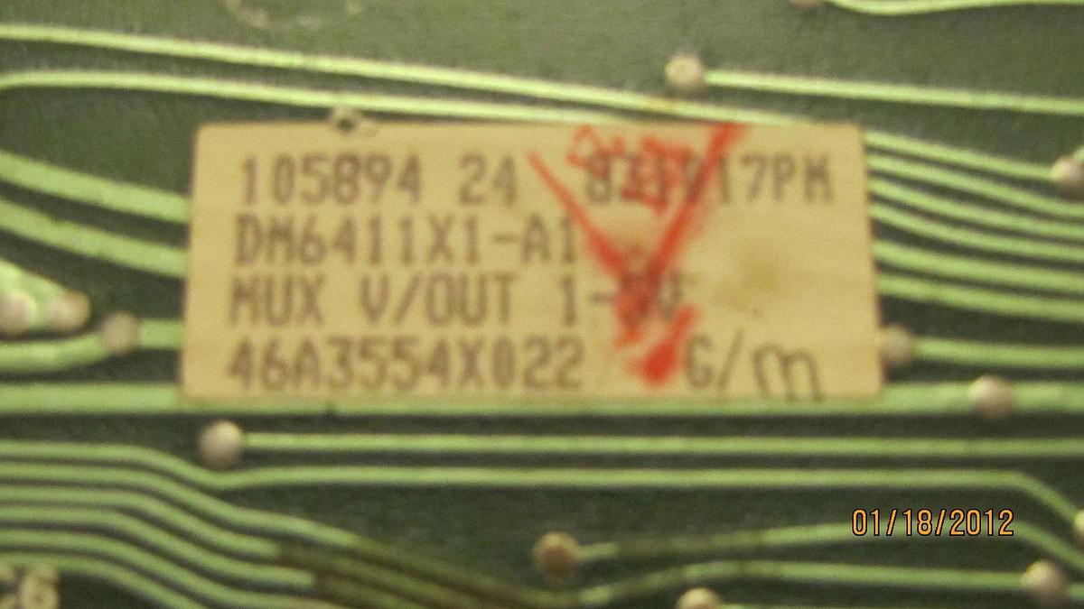 Used FISHER CIRCUIT BOARD DM6411X1-A1 46A355AX022 DM6411X1 A1