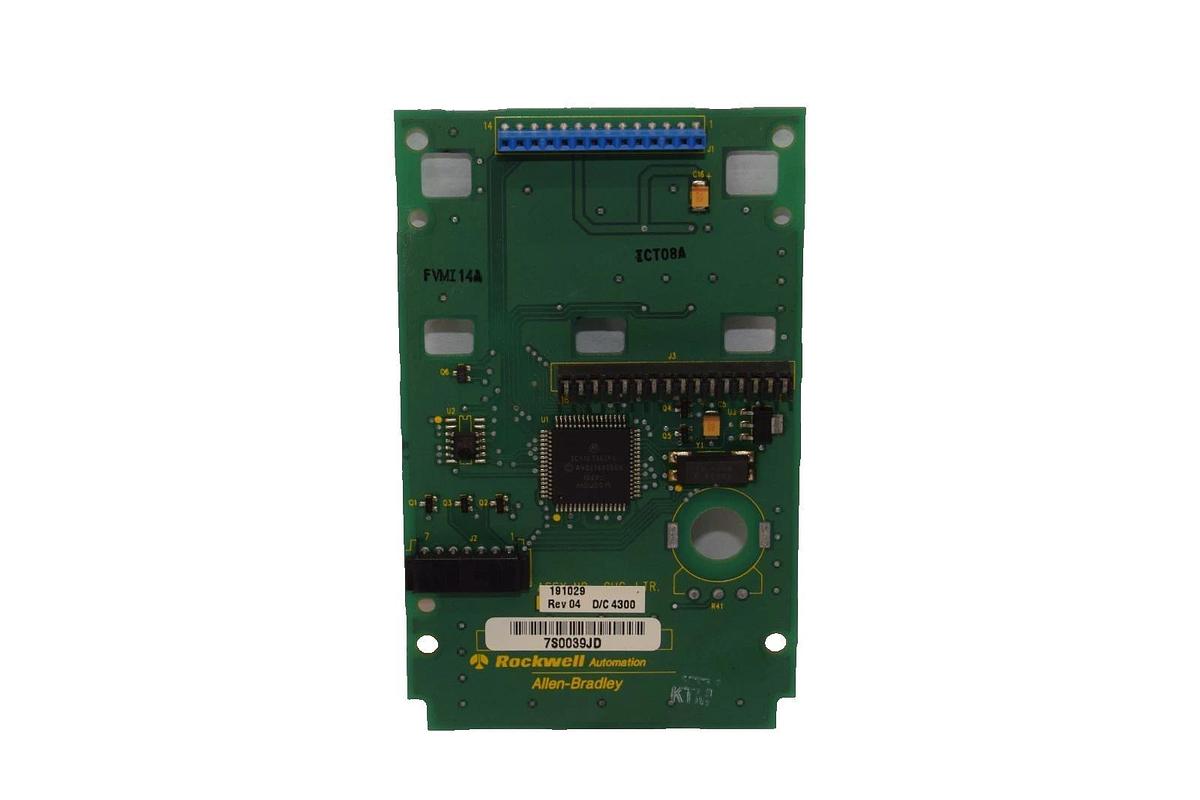 Used ALLEN BRADLEY 191029 Rev 04 , 7S0039JD Keypad Controller Base Board