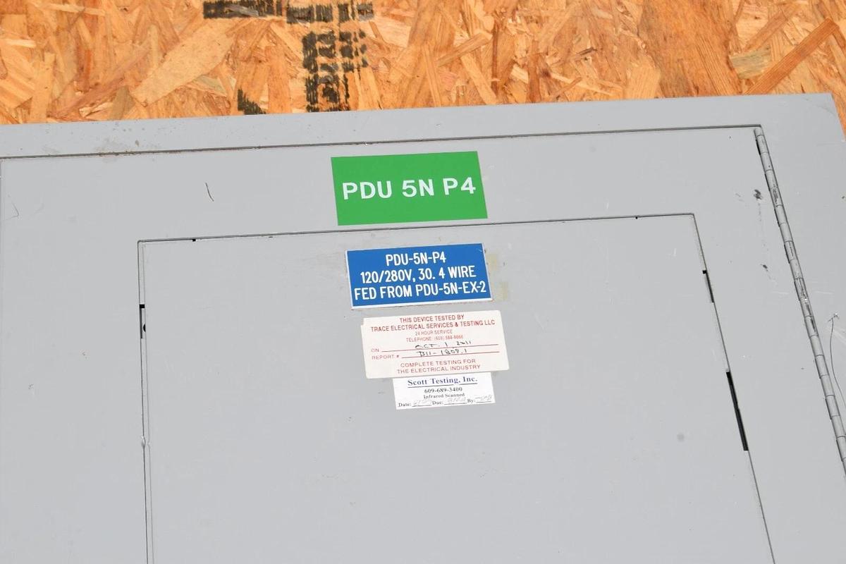 Used General Electric GE A-Series II Panelboard Panel AQF3424JBX 400A 208y/120 3ph 4w