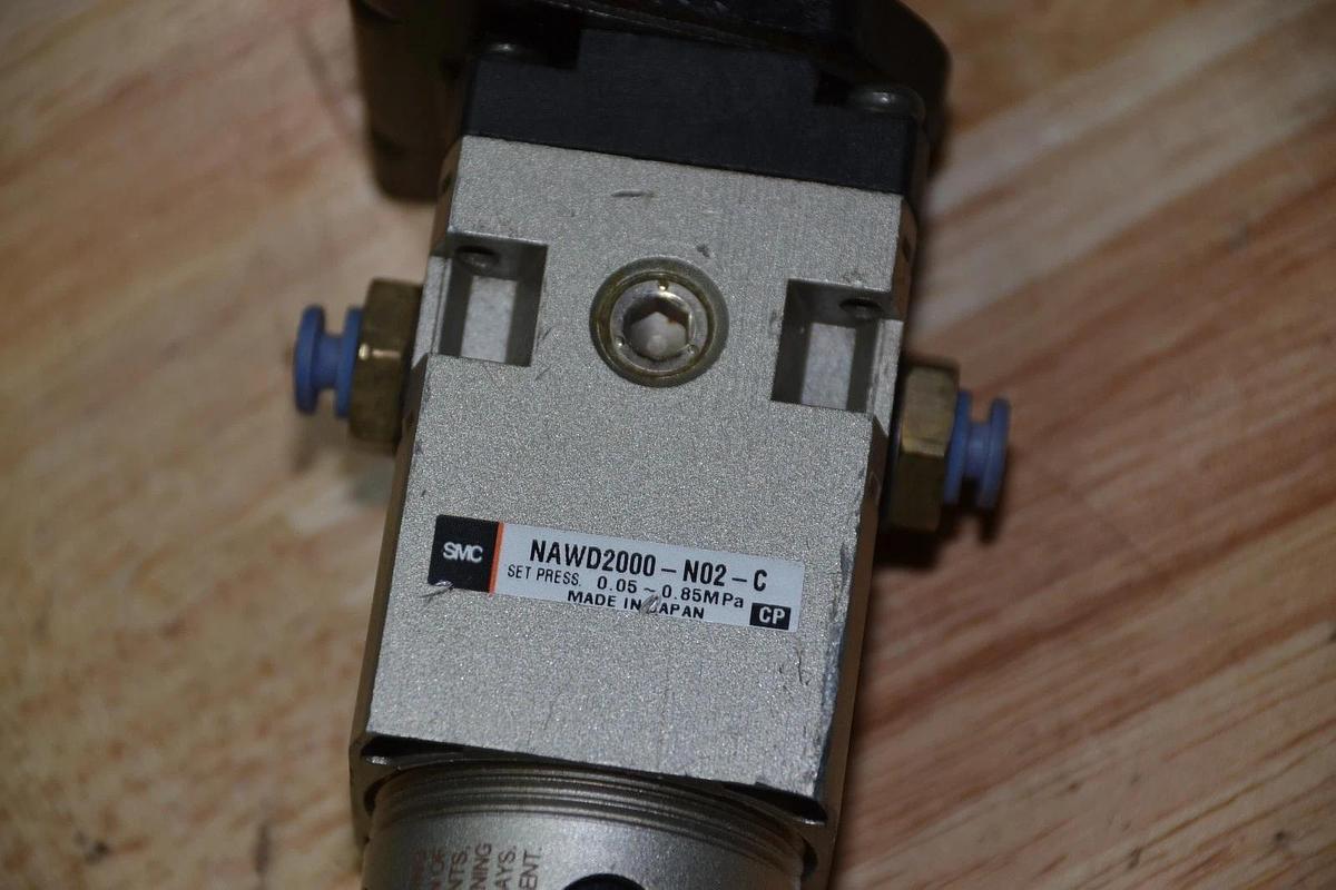 Used SMC NAWD2000-N02-C 0.05-0.85MPa PNEUMATIC FILTER-REGULATOR
