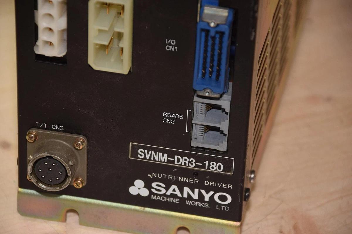 Used SANYO SVNM-DR3-180 SVNMDR3180 9812038 BA02R-10 NUTRUNNER DRIVE SVNM DR3 180