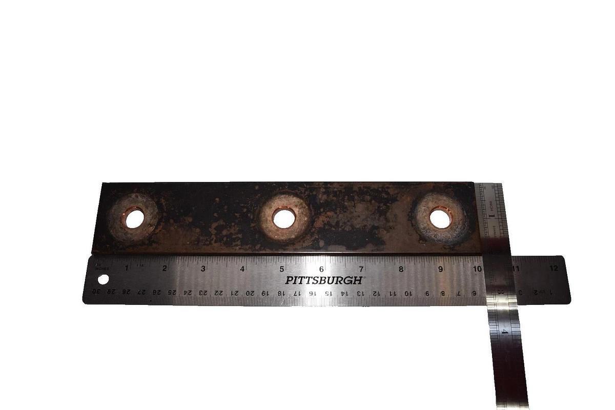Used Buss Bar 10" x 2" x 1/4" Copper