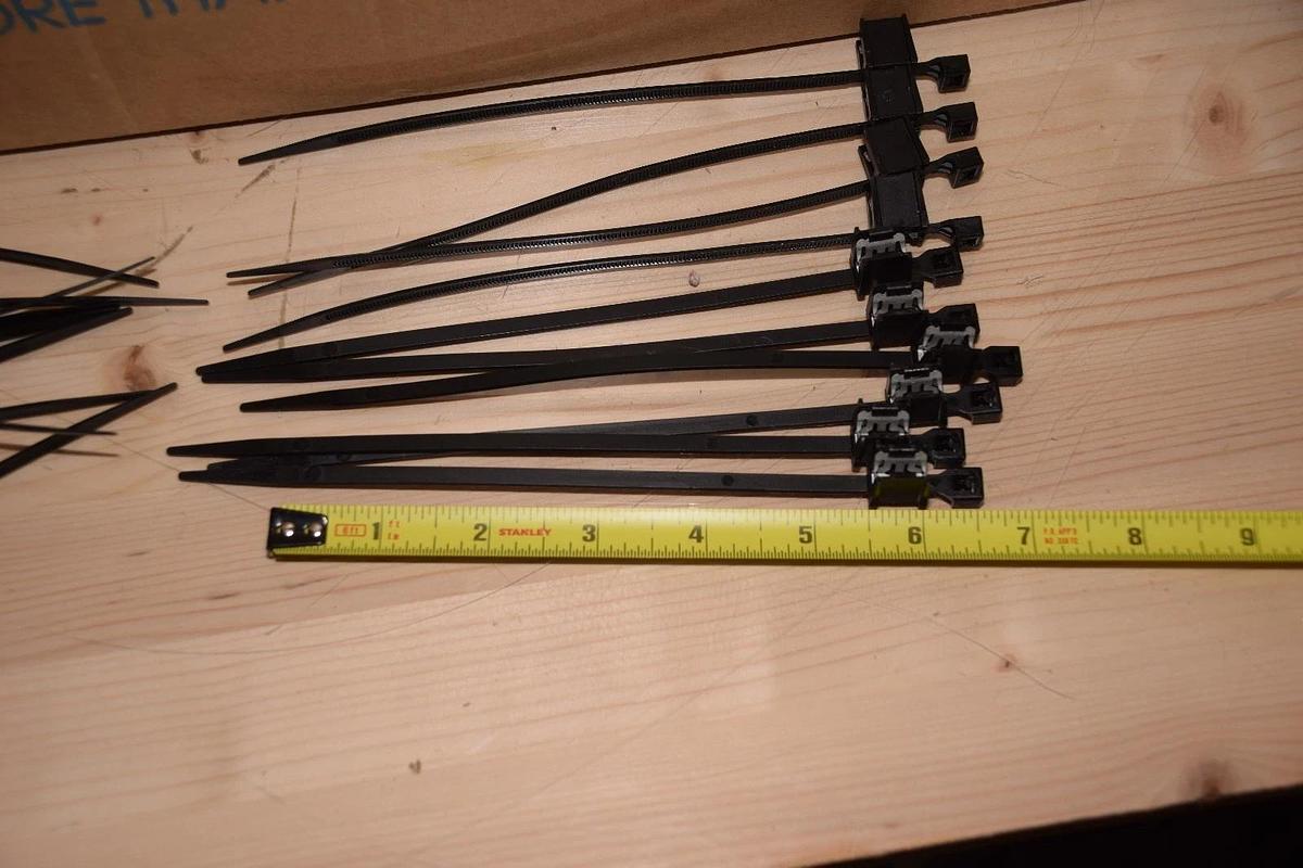 lot 20 ARaymond EDGE-BITERS, ZIP-TIE CABLE WIRE, Trim Panel Clip, Cable Straps