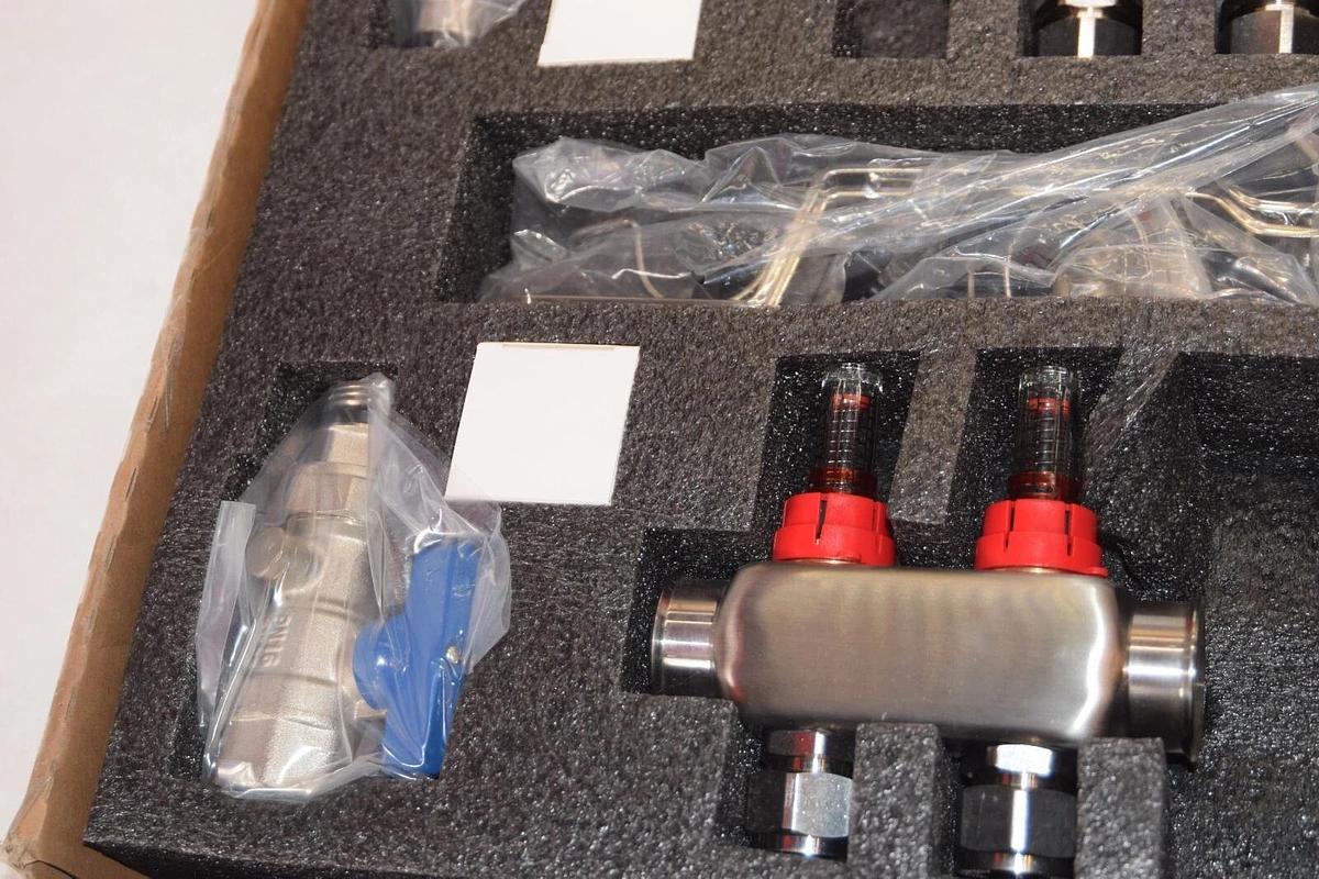 (NEW) WISEWATER 2 Loop Pex/Radiant Heat Manifold