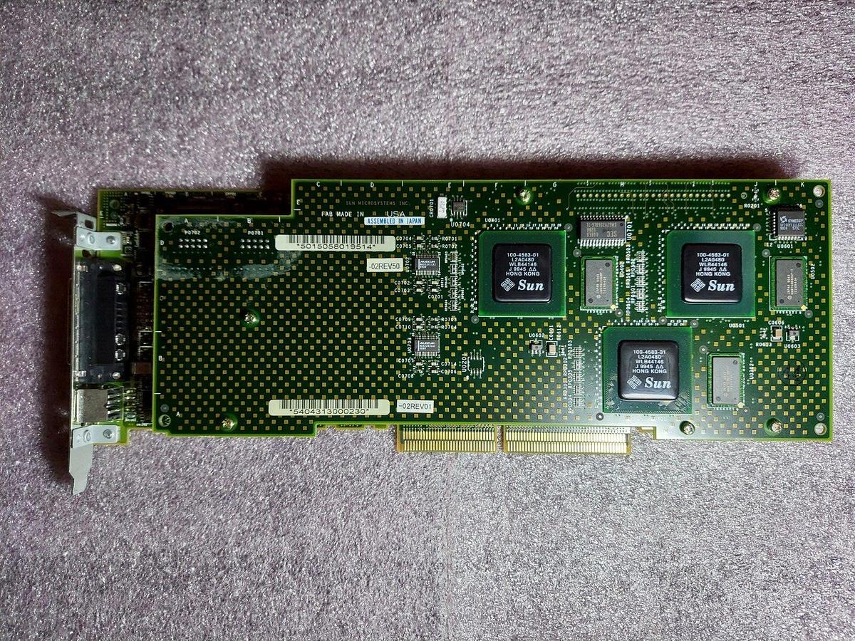 Used SUN MICROSYSTEMS 270-2702-04 Rev 01 2942-02 .5MB , STP5110AUPA-167 Circuit Boad