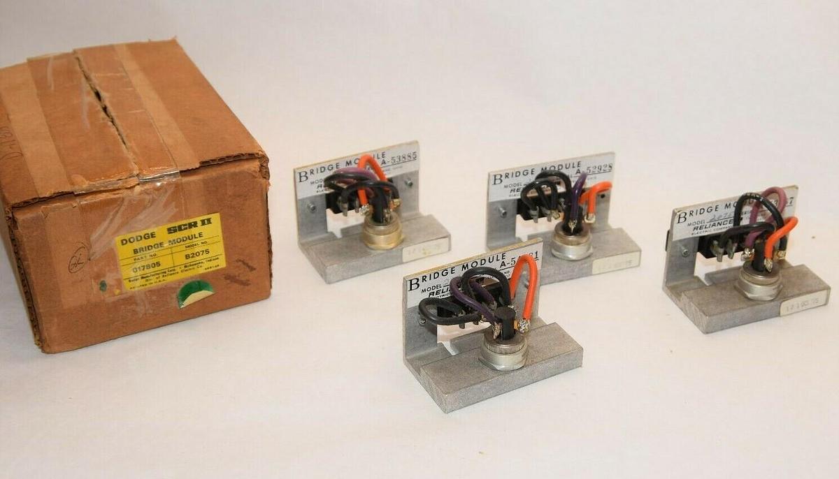(NEW - Box of 4) RELIANCE / DODGE 017805 B2075 A-52928 Bridge For SCR II Drive