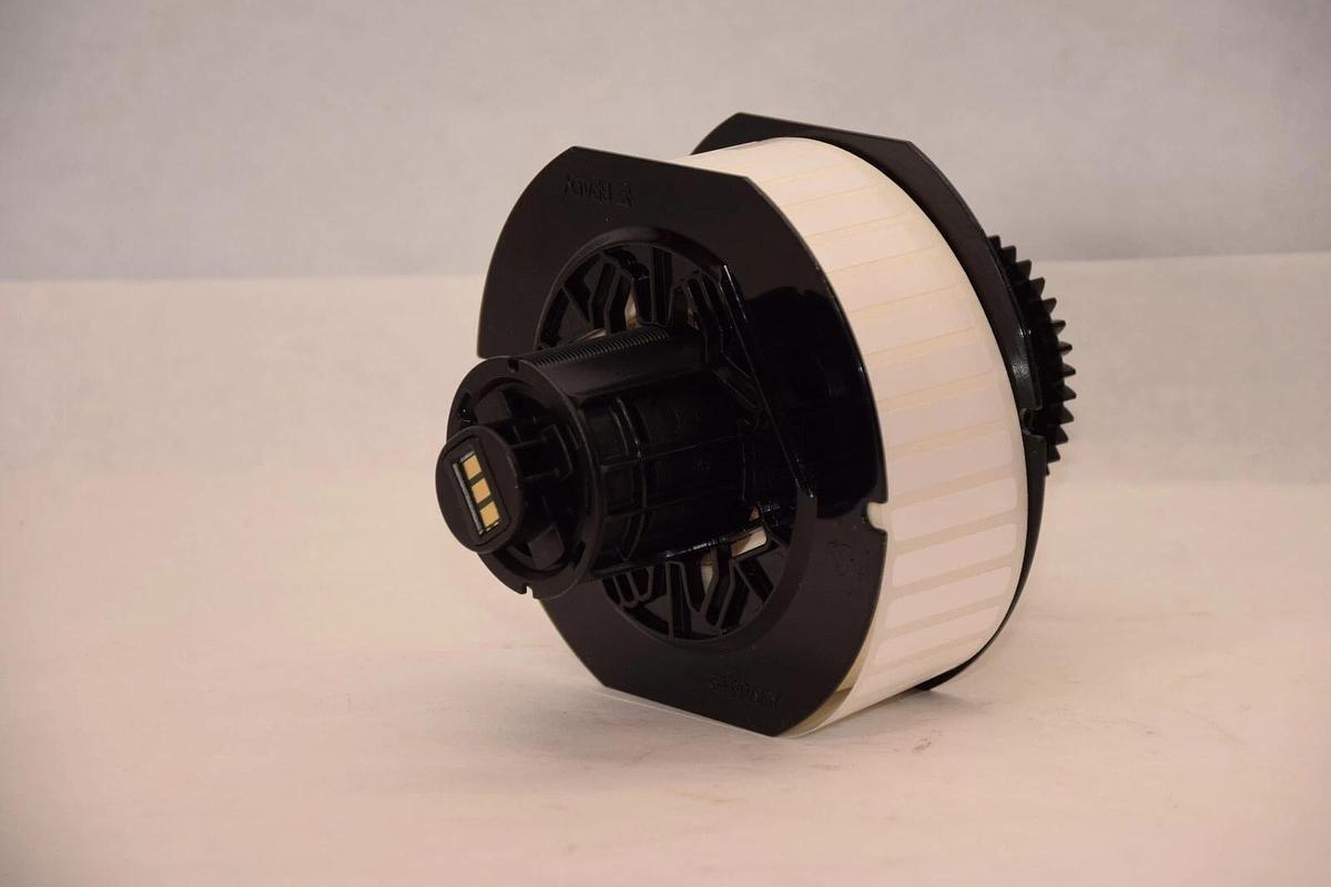 Used BRADY B33-43-423 0.25" x 1.25" White Workhorse Labels