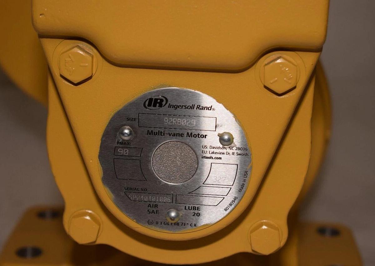 Ingersoll Rand IR Multi-Vane Multi Vane Air Motor 92RB029 (NEW)