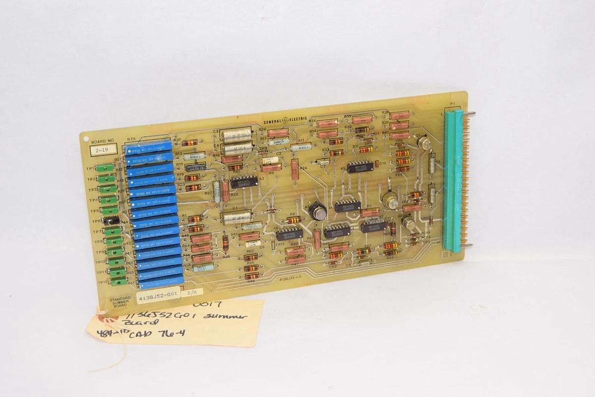 (NEW) GE / GENERAL ELECTRIC 4136J52-G01 Standard Summer Board