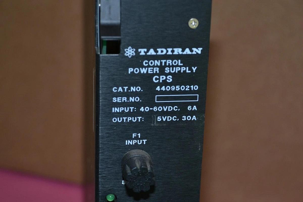 Used Tadiran Control Power Supply CPS 440950210 input: 40-60vdc output: 5vdc