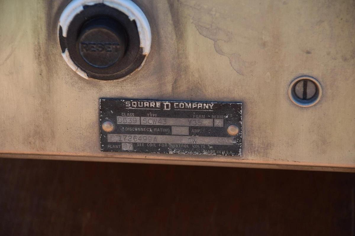 Used Square D S/S 8539-SCW43 Stainless steel 8536 SBO 2 Size 0 Starter contactor