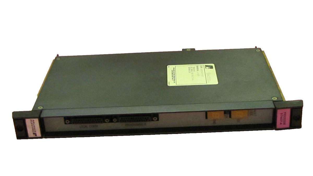 Used RELIANCE ELECTRIC PROCESSOR 57407-4 57407 4 0-57407-4F 57407-4F