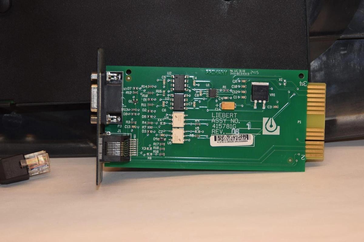 Used LIEBERT 200545G2 Control Board With 415781G1 Rev 06 Interface Command Card