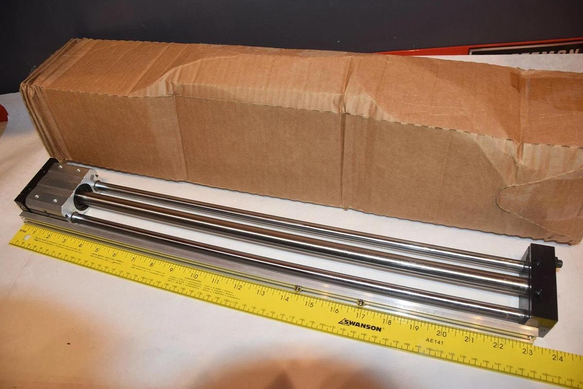 NEW SMC L-CDY1S15H-500 J5040/91 5.5kgf/cm2 RODLESS PNEUMATIC CYLINDER SLIDE