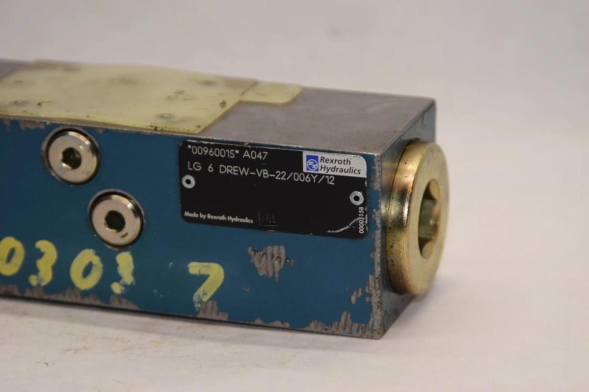 Used REXROTH LG 6 DREW-VB-22/006Y/12 LG6DREW-VB-22/006Y/12 Solenoid Valve