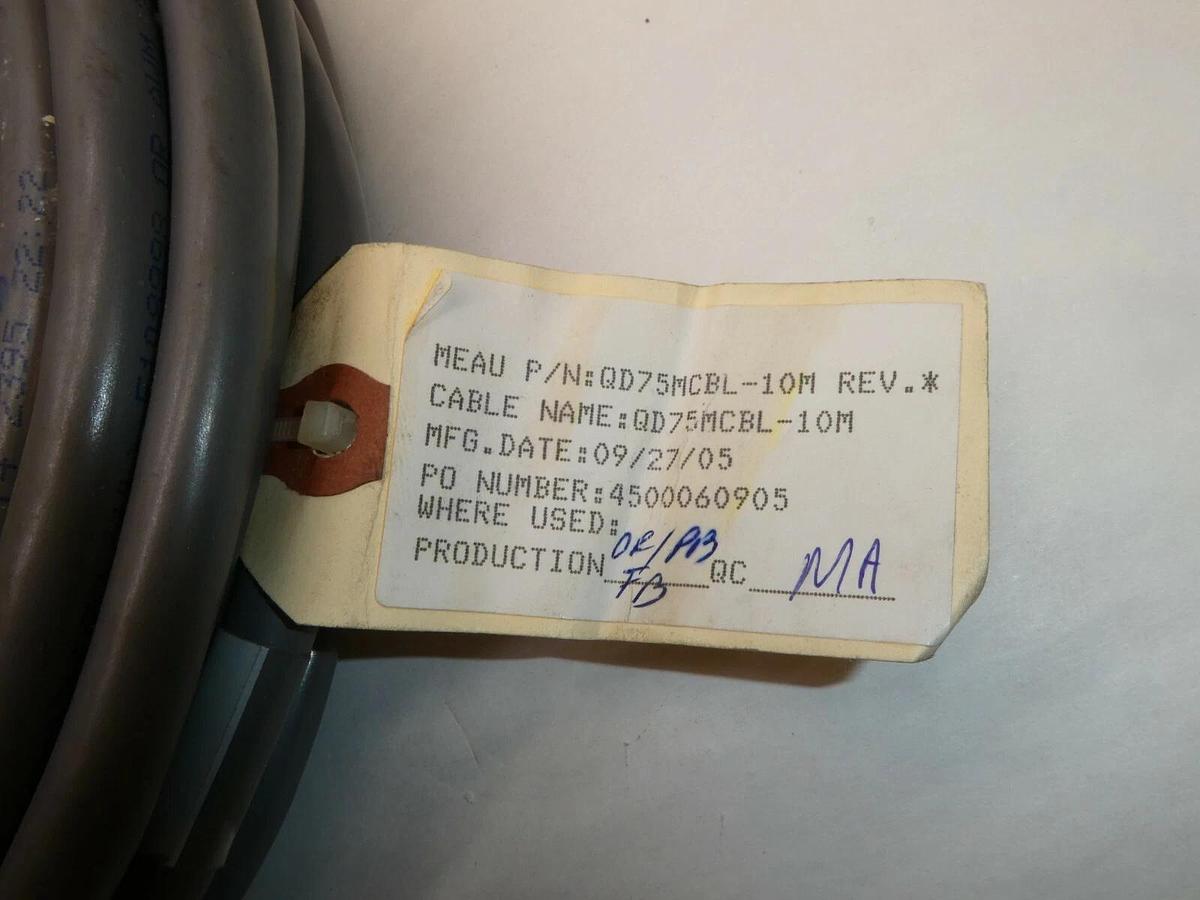 (NEW) MITSUBISHI QD75MCBL-10M 4500060905 I/O Pigtail Cable