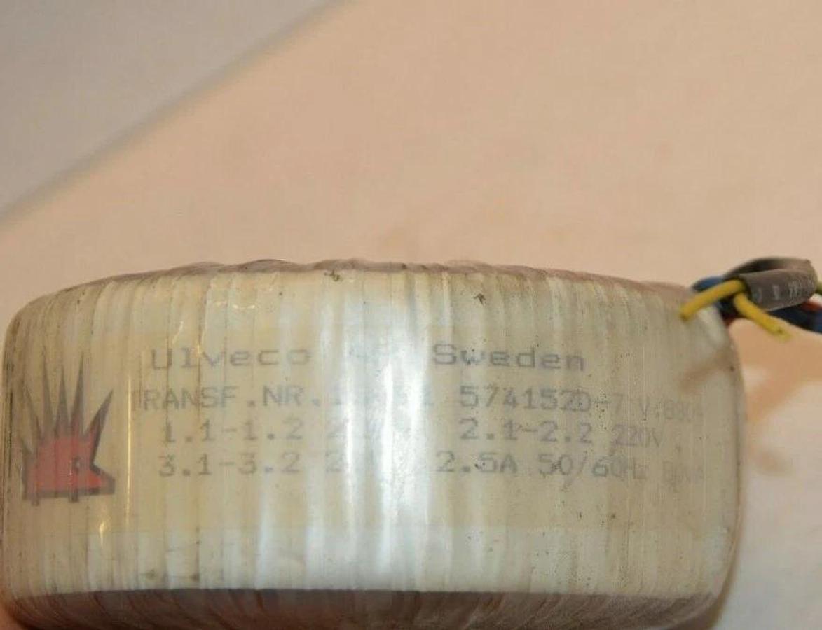 Used ULVECO AB 18491 5741520-7 220V 1.1-1.2 , 20V 3.1-3.2 Coil Transformer