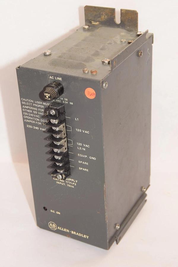 Used ALLEN BRADLEY 1771-P2 1771P2 Series A 75Va Power Supply