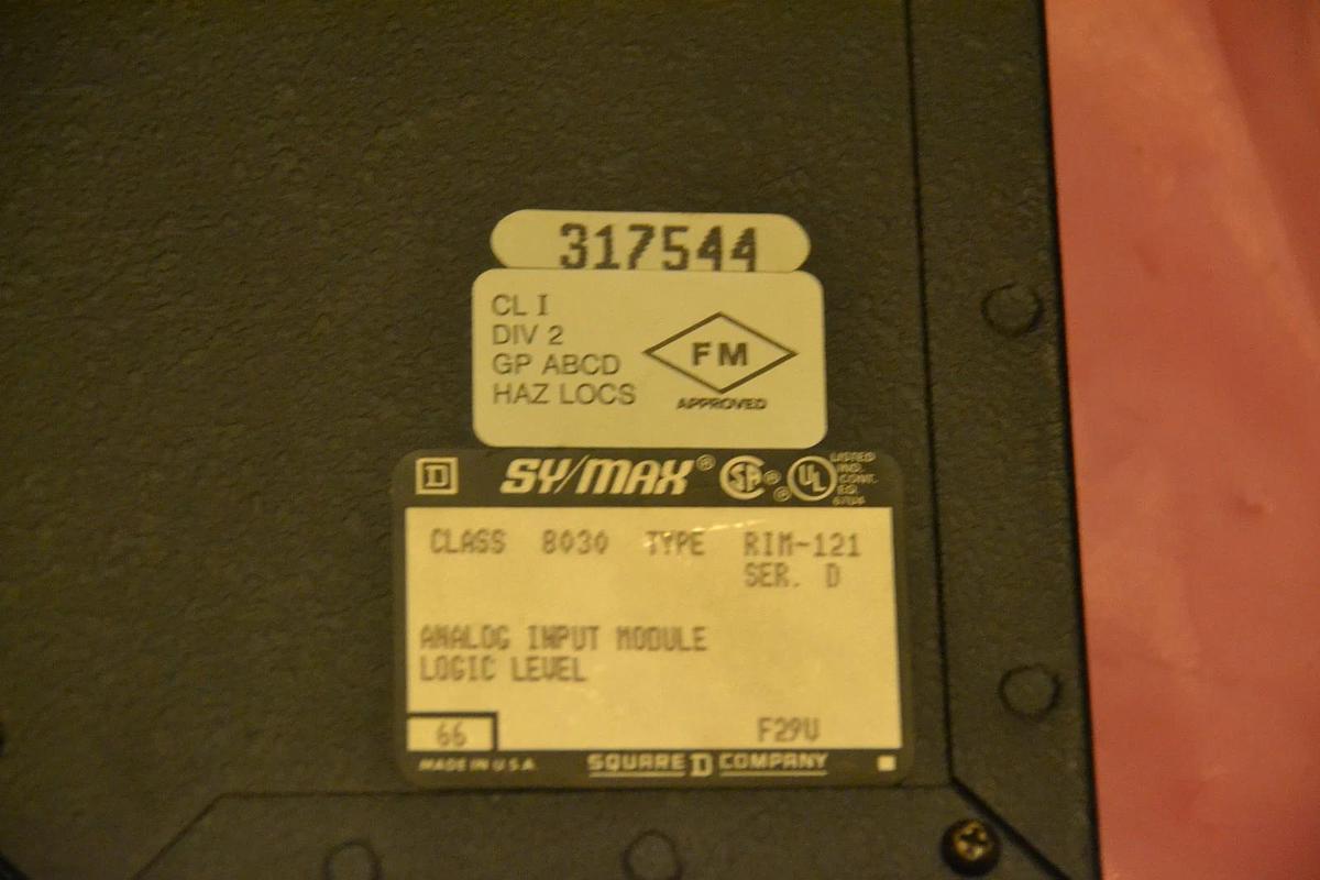 Used SQUARE D SY/MAX ANALOG INPUT MODULE 8020 SCP-522 8020SCP522 SCP 522