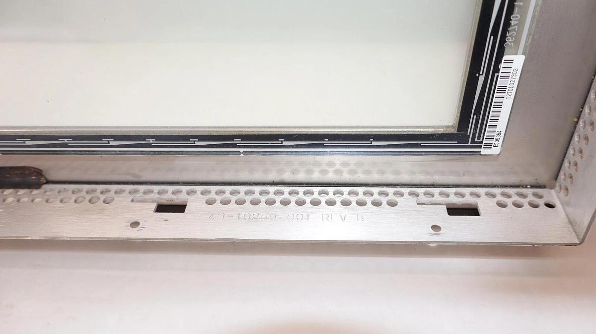 Used COMARK 43-10250-001 Rev B , 43-10237-001 17" Touchscreen Cover Only