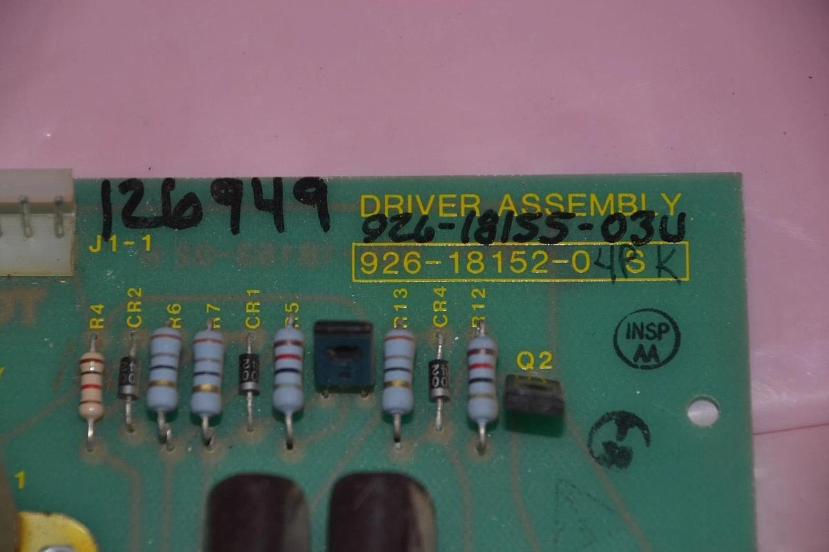 Used TOPAZ BOARD DRIVER ASSEMBLY 926-18152-04PSK 926 18152 04PSK 9261815204PSK
