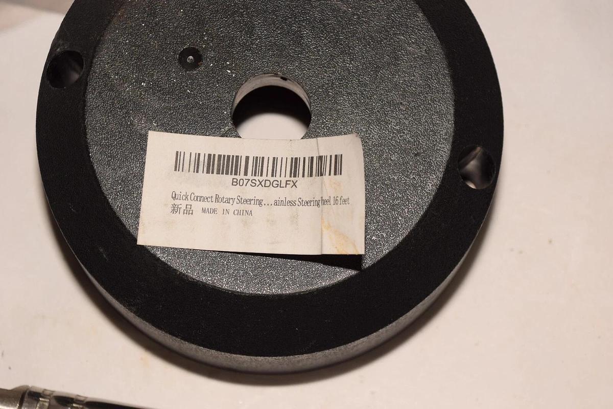 (NEW) R RUR Quick Connect Rotary Steering Systems W/Stainless Steering Wheel 16'