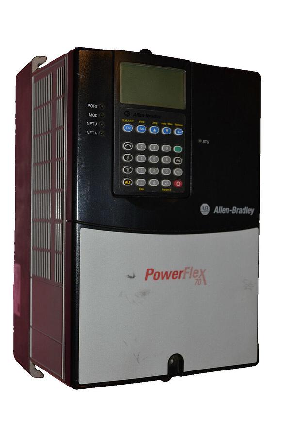 Used ALLEN BRADLEY POWERFLEX 70 AC DRIVE 20A D 011 A 3 AYNADNN  7.5 20AD011A3AYNADNN