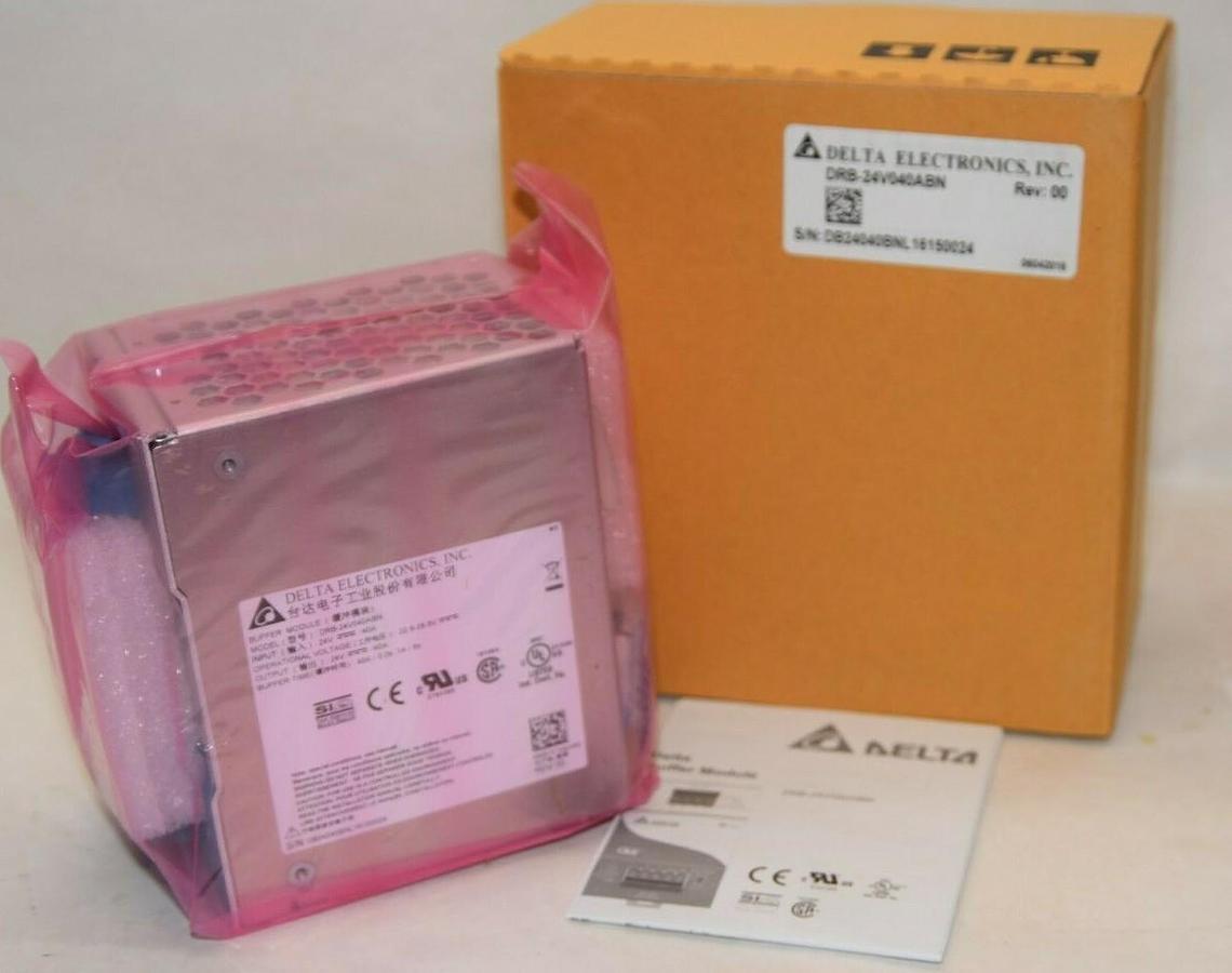 (NEW) DELTA ELECTRONICS DRB-24V040ABN 24V 40A 0.2s Rev 00 Buffer Module