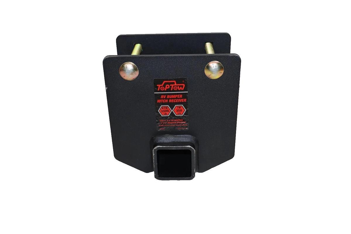 Top Tow 2" RV Bumper Hitch Receiver 63803 for 4" x 4" RV Bumper 3500lb 350lb NEW