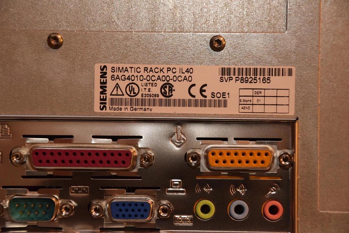 Siemens Simatic Rack PC IL40 6AG4010-0CA00-0CA0 100-127v/200-240v 6a/3.5a NEW