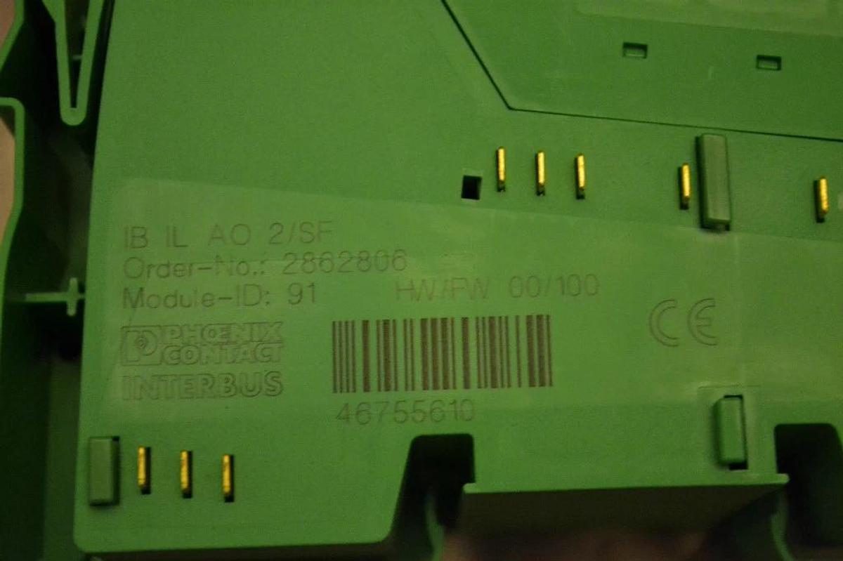 Used Phoenix Contact IB IL AO 2/SF  IBILAO2/SF