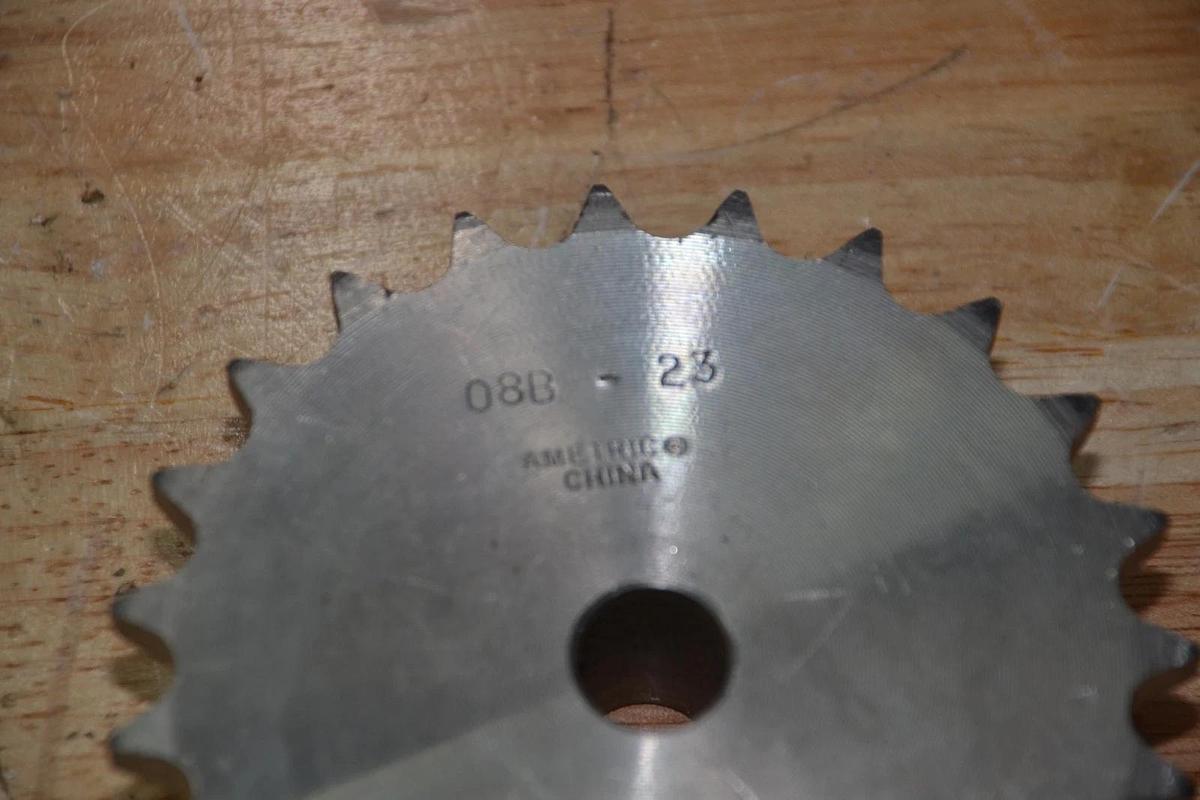 Ametric SIMPLEX SPROCKET 08B-23 08B23 23 TEETH 1/2" BORE SPROCKET