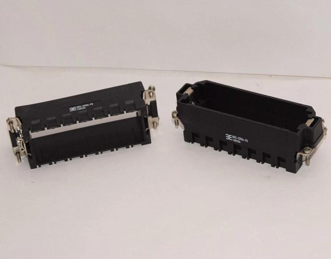 (NEW - Lot of 2) WEIDMULLER HDC-CR24-7S Heavy Duty Connector