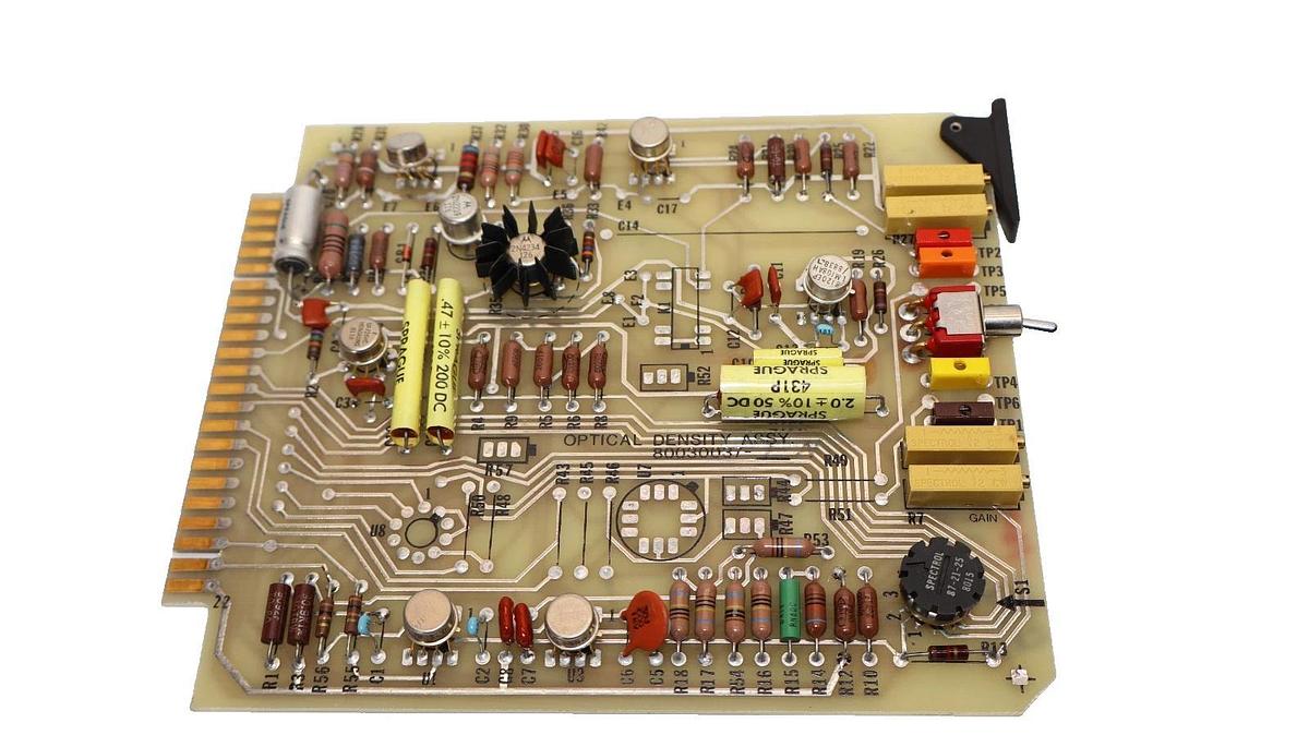 Used Lear Siegler 80030037 Rev D Optical Density Assembly PC Board Assembly