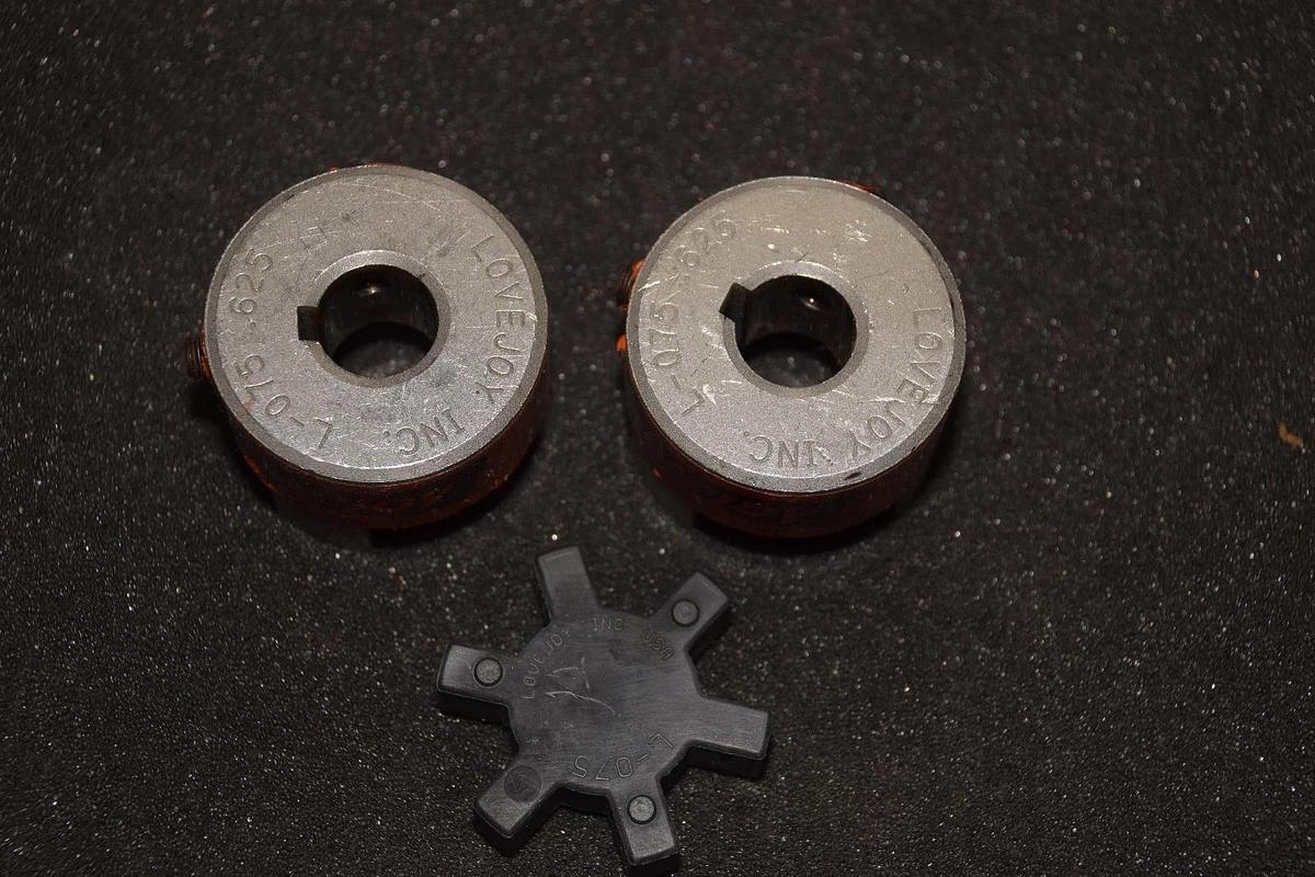 LOVEJOY L-075 .625 L075.625 JAW COUPLING SET WITH SPIDER INSERT NEW