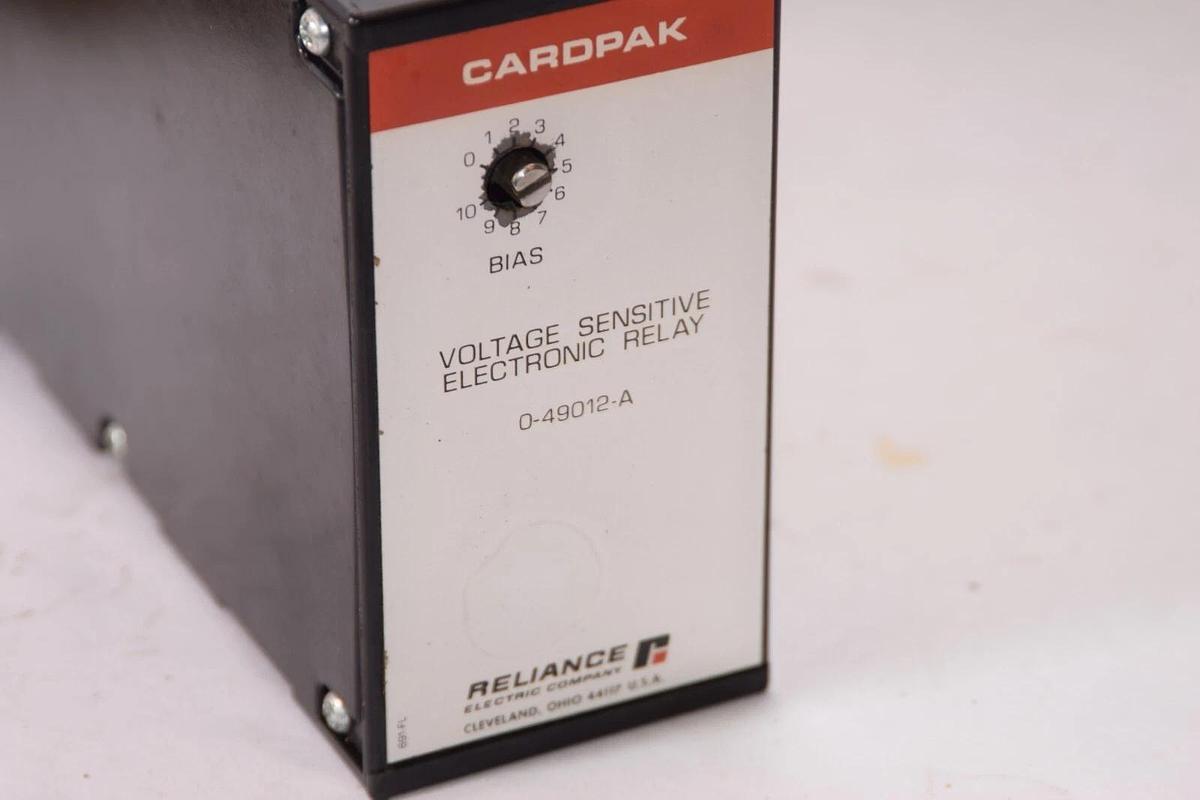 (NEW) RELIANCE 0-49012-A Cardpak Electronic Relay