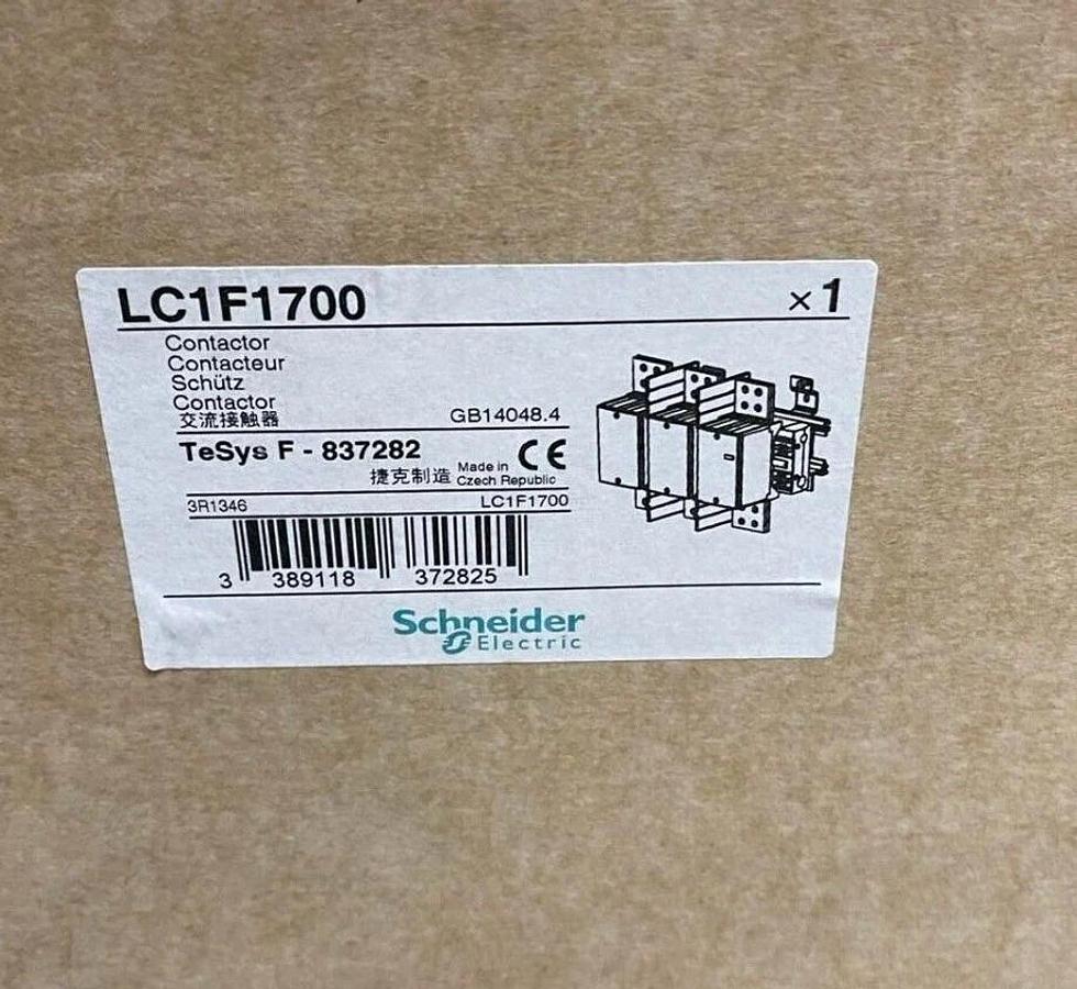 (New) SCHNEIDER ELECTRIC LC1F1700 Contactor 3 pole 1700a