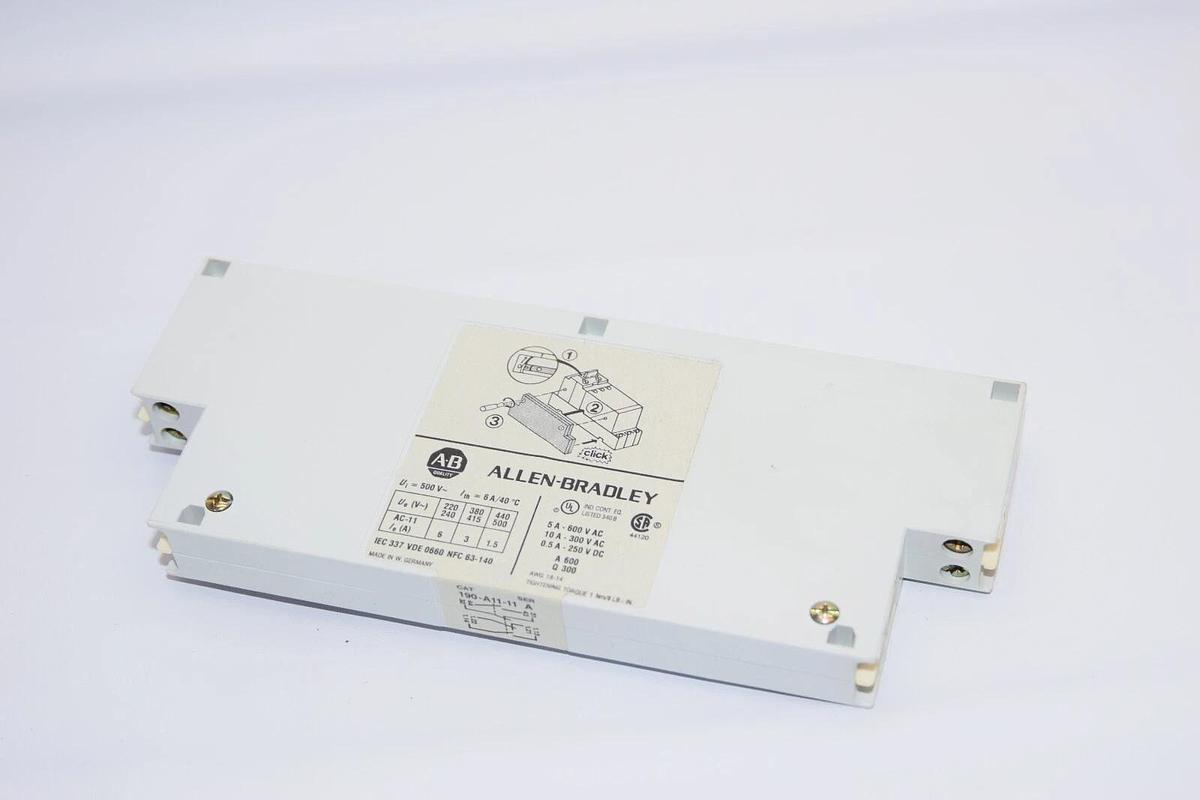 (NEW) ALLEN BRADLEY 190-A11-11 Series A Auxiliary Contact