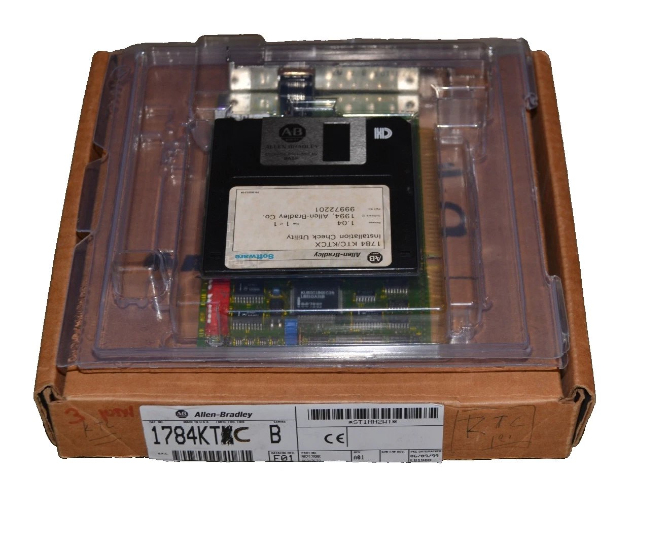 Allen Bradley Interface Card Module Board 1784KTC 1784-KTC Ser B Rev G01 NEW