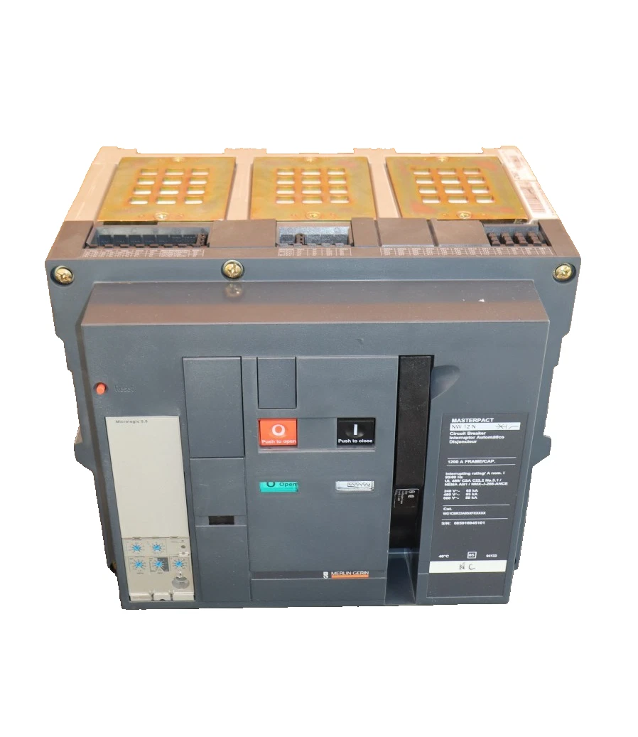 Refurbished Square D Masterpact Breaker NW12N 1200A WG1CBR33A9SXFXXXXX Micrologic 5.0 1000A
