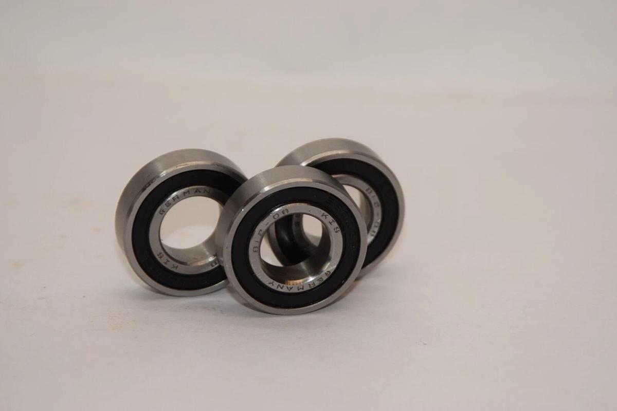 (NEW - Lot of 3) KIS B12-08 S6003RS Rubber Sealed Bearing