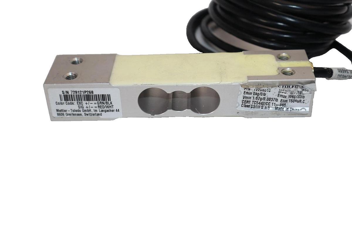 Used Mettler Toledo Load Cell 15kg 72208510 MT1022 Load Cell Sensor