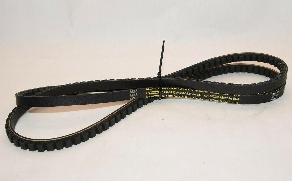 (NEW) CARLISLE AX65 Gold-Ribbon Cog-Belt